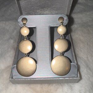 Gold 3-Disc Statement Earrings